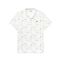 Men's Tile Print Breathable Stretch Jersey Short Sleeve Shirt