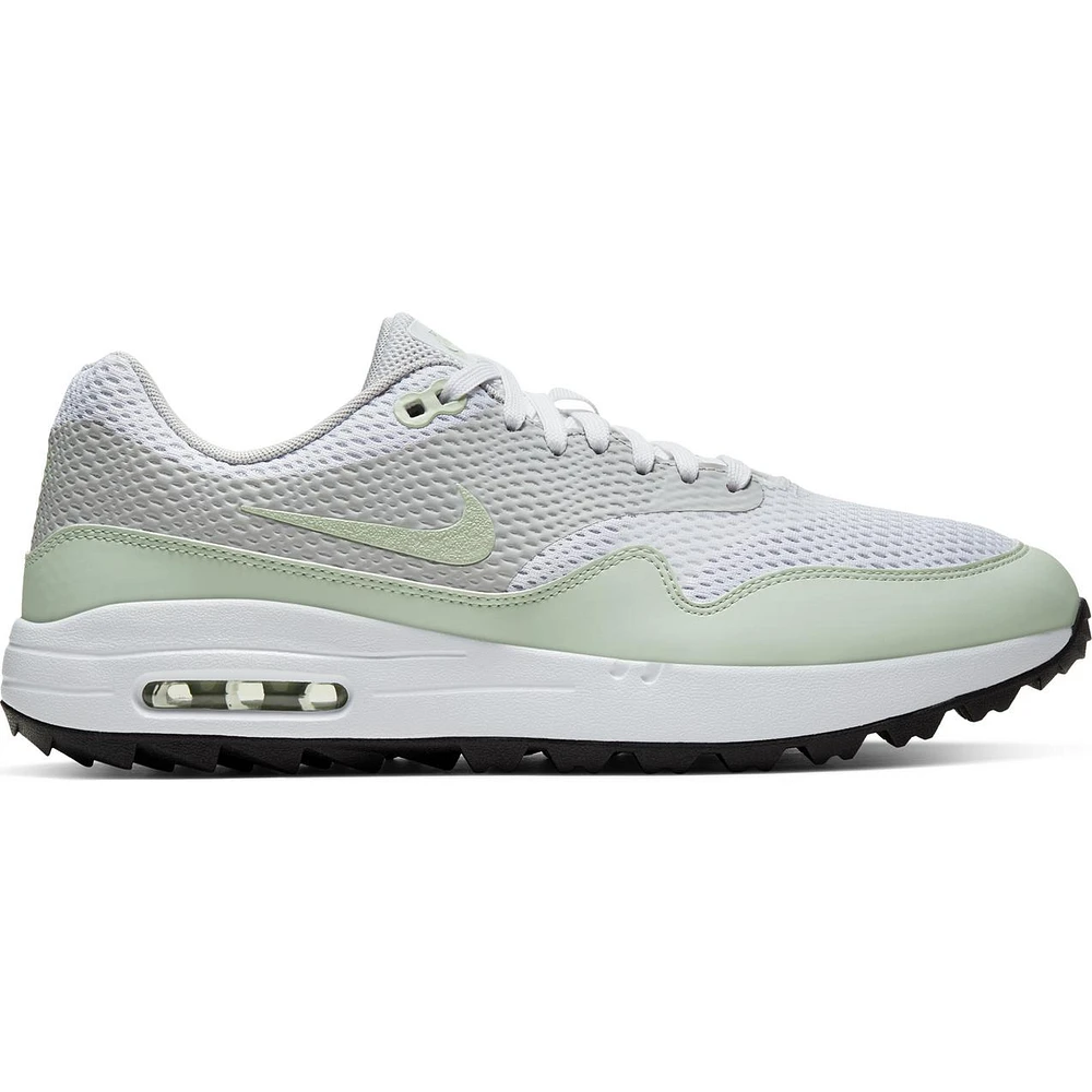 Men's Air Max 1 G Spikeless Golf Shoe - White/Light Green/Grey