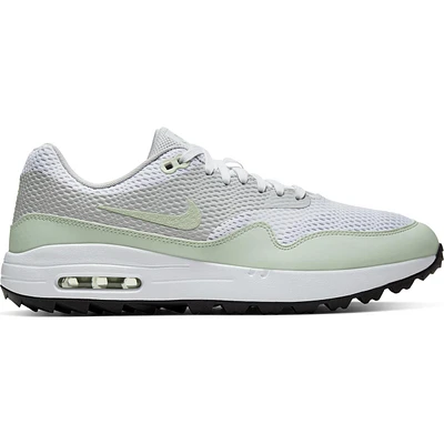 Men's Air Max 1 G Spikeless Golf Shoe - White/Light Green/Grey