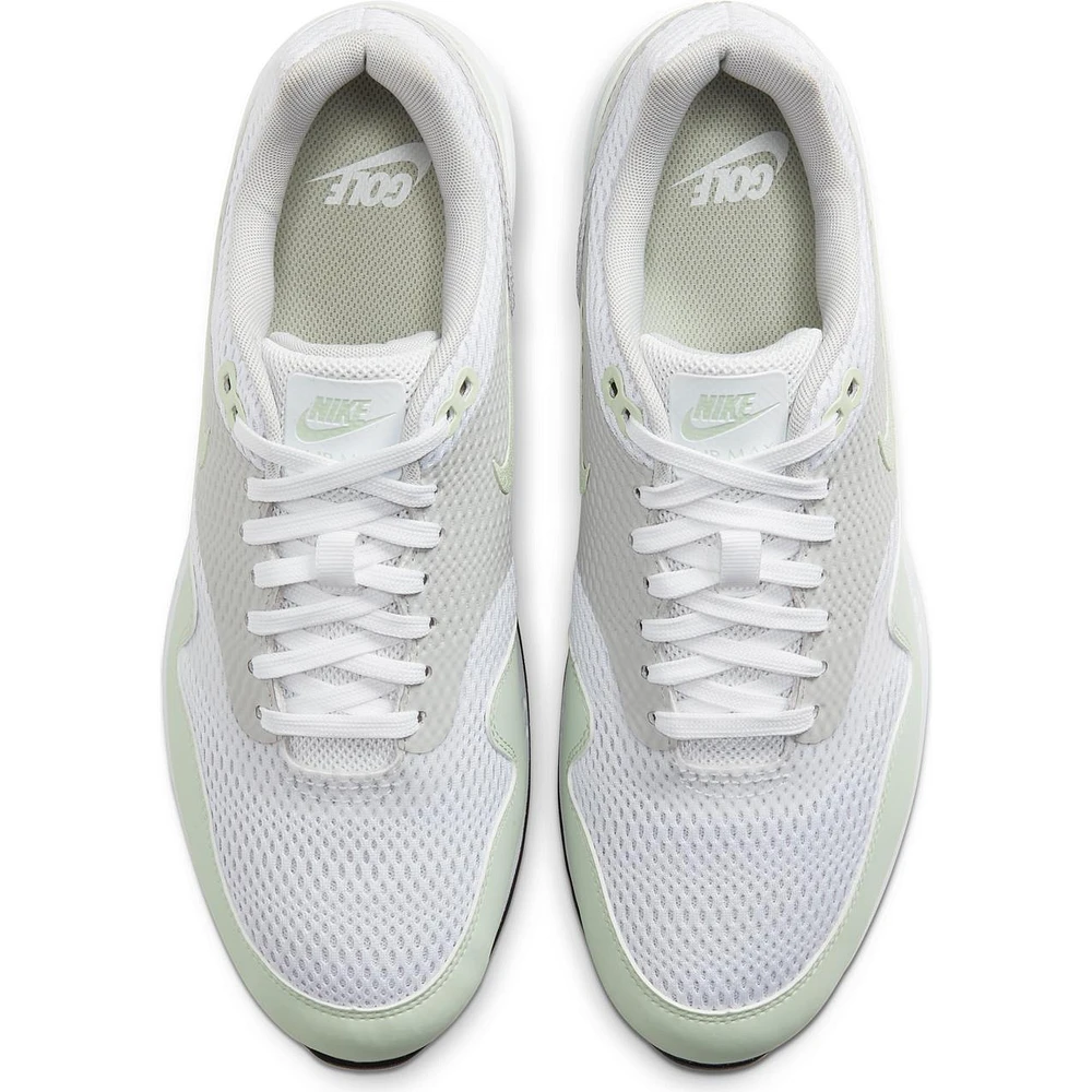 Men's Air Max 1 G Spikeless Golf Shoe - White/Light Green/Grey