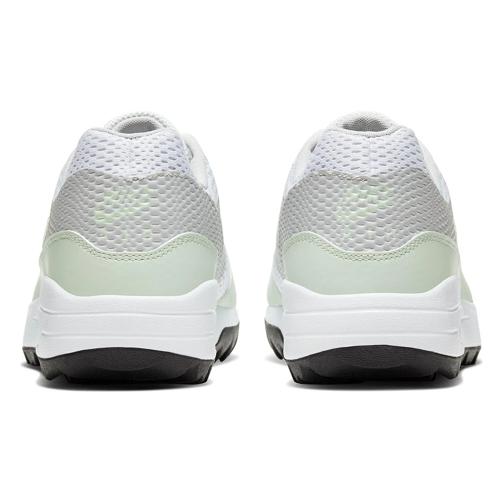 Men's Air Max 1 G Spikeless Golf Shoe - White/Light Green/Grey