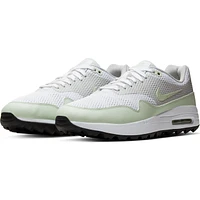 Men's Air Max 1 G Spikeless Golf Shoe - White/Light Green/Grey