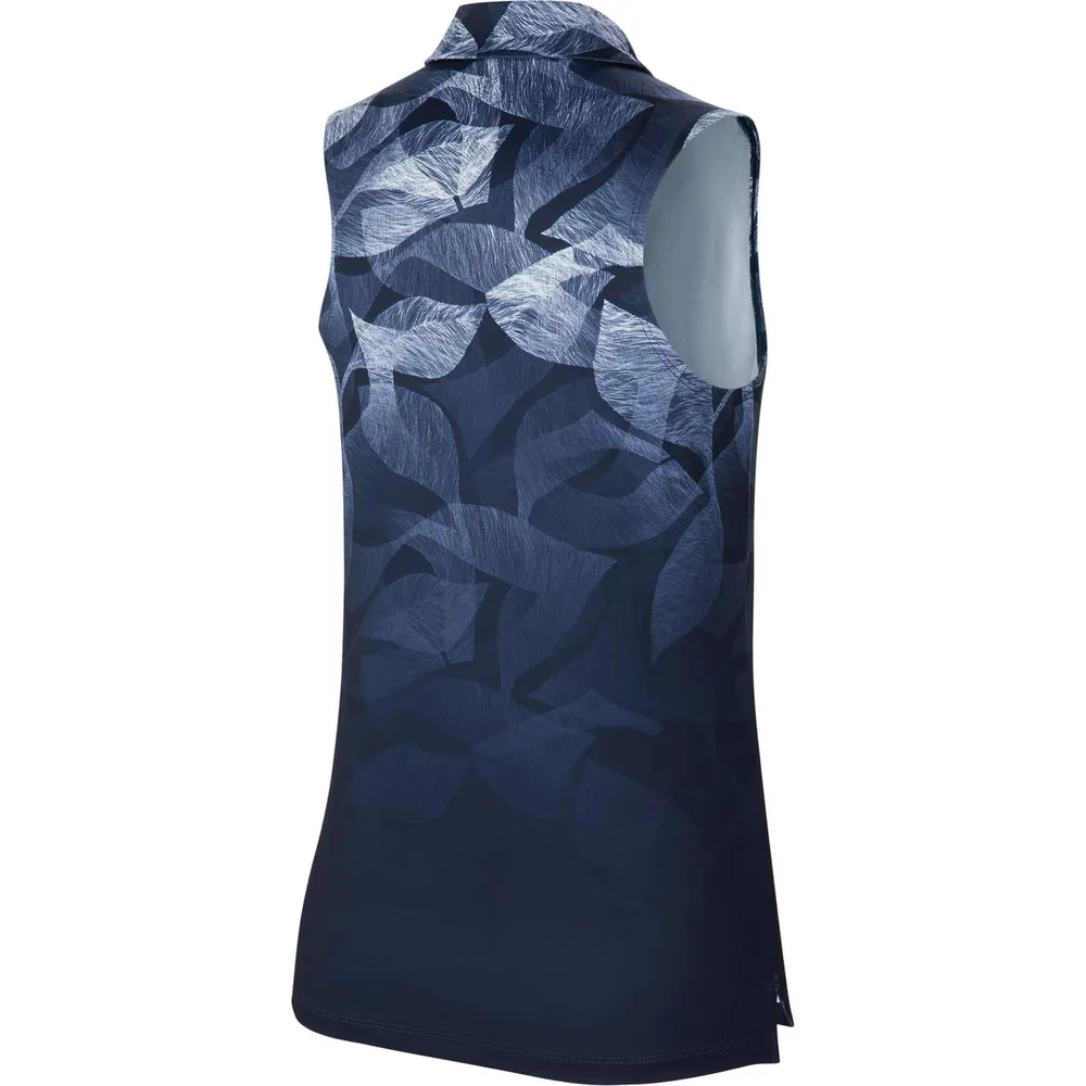 Women's Fairway Printed Sleeveless Polo