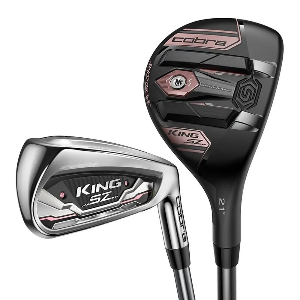 Women's Speedzone 5H 6H 7-PW, SW Combo Iron Set with Graphite Shafts