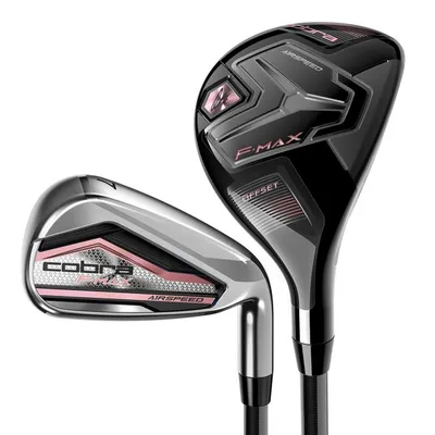 Women's F-MAX Airspeed 5H 6H 7-PW SW Combo Iron Set with Graphite Shafts