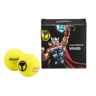 Vivid 4 Pack Golf Balls