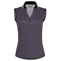 Women's Mini Foulard Side Pannel Sleeveless Polo