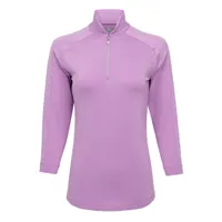 Women's Shadow Stripe 3/4 Sleeve Polo