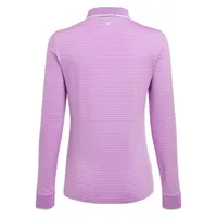 Women's Striped Long Sleeve Polo