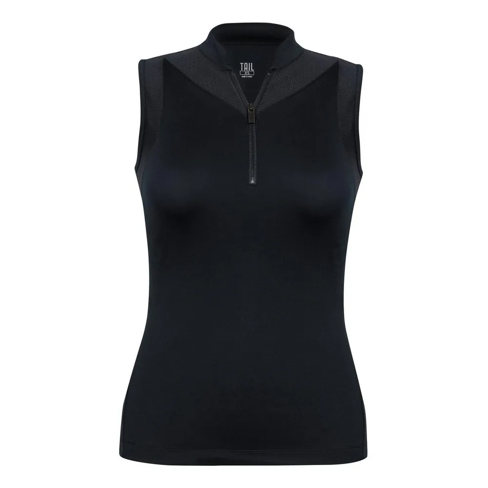 Women's Kensington Mandarin Sleeveless Polo