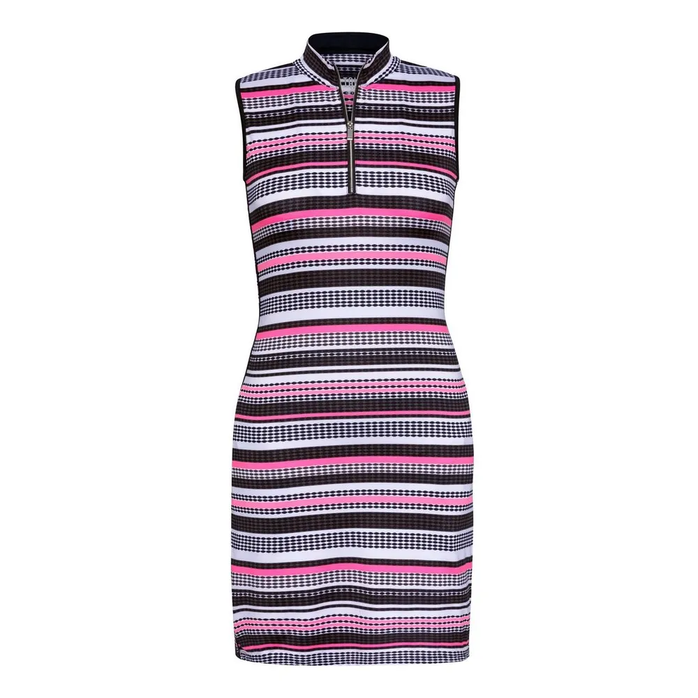 Women's Stripe Printed Sleeveless Dress