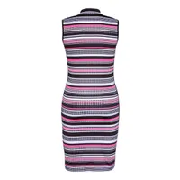 Women's Stripe Printed Sleeveless Dress