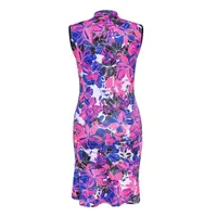 Women's Floral Printed Sleeveless Dress