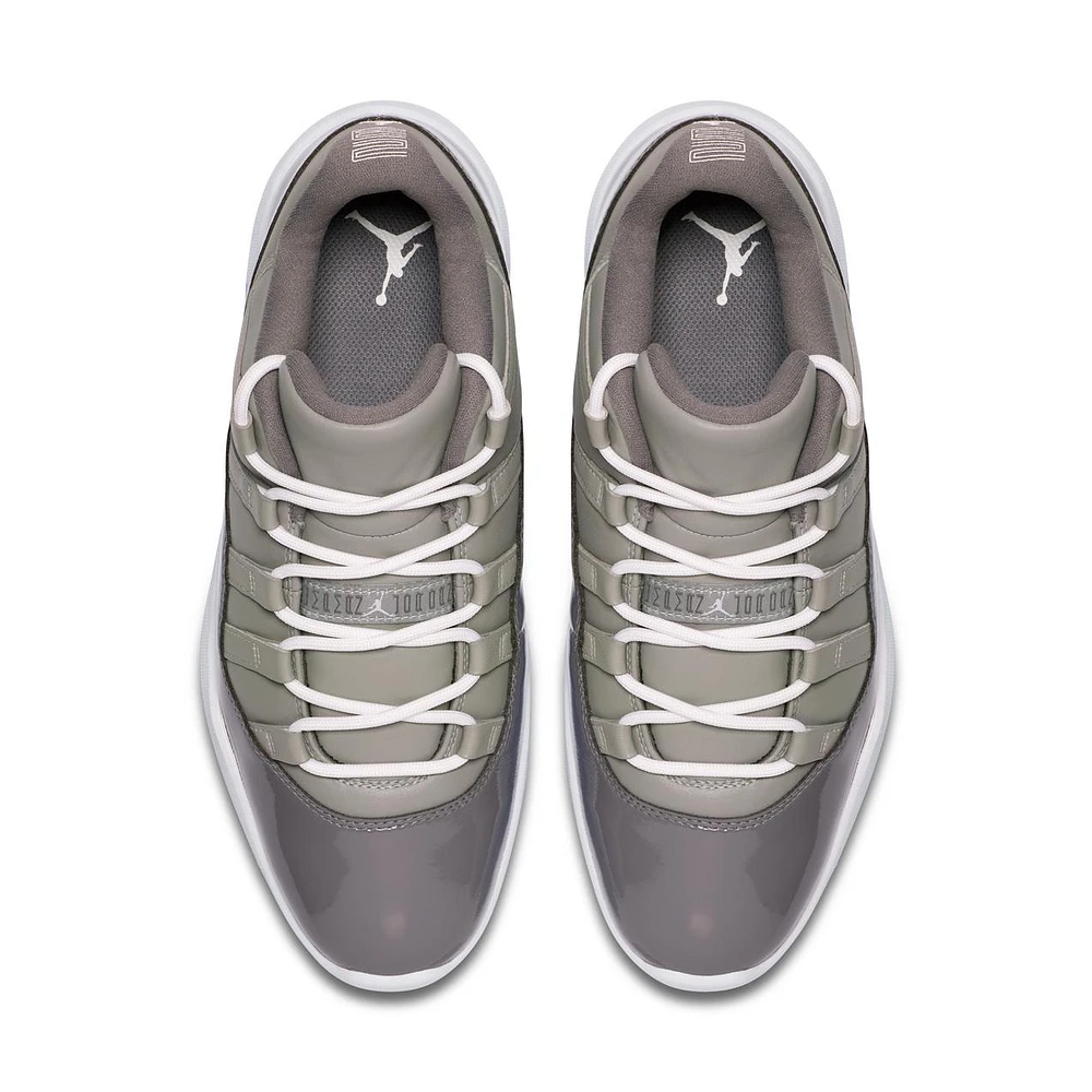 Men's Air Jordan 11 Spiked Golf Shoe - Grey/White