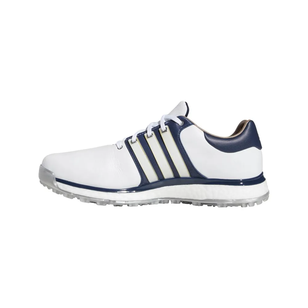 Men's Tour360 XT Spikeless Golf Shoe - White/Navy/Gold