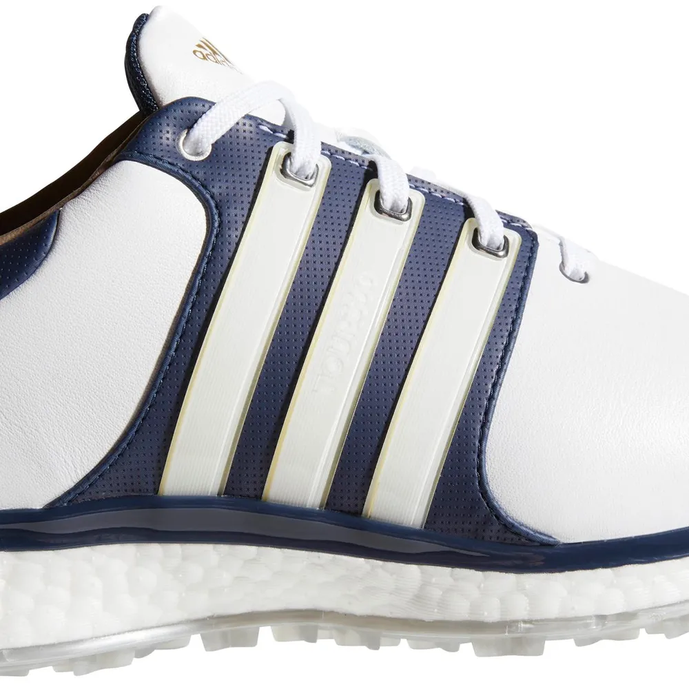 Men's Tour360 XT Spikeless Golf Shoe - White/Navy/Gold