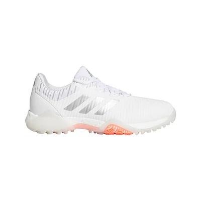 Women's CODECHAOS Spikeless Golf Shoe - White/Silver/Coral