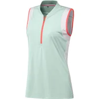 Women's Colourblock Sleeveless Polo