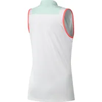 Women's Colourblock Sleeveless Polo