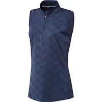 Women's Jacquard Sleeveless Polo