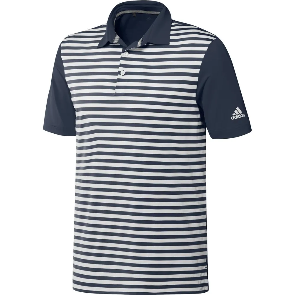 Men's 3 Colour Stripe Short Sleeve Polo