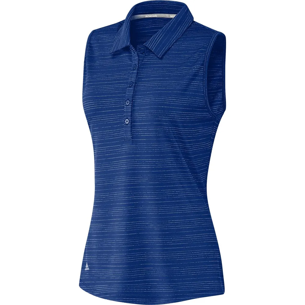 Women's Microdot Sleeveless Polo