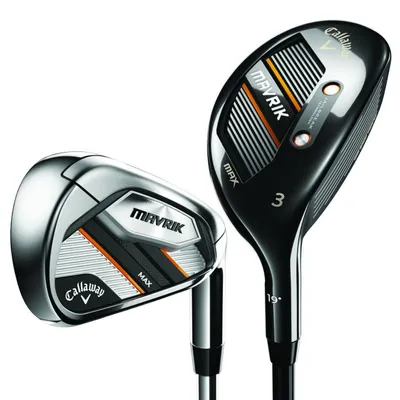 Mavrik Max 3H 4H 5-PW Combo Iron Set with Steel Shafts