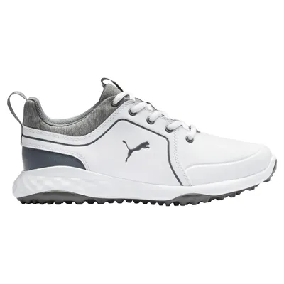 Junior Grip Fusion 2.0 Spikeless Golf Shoe - White/Grey