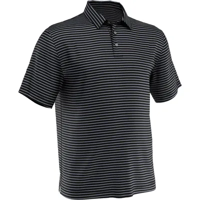 Men's 3-Colour Stripe Short Sleeve Polo