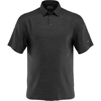 Men's Heather Slub Short Sleeve Polo