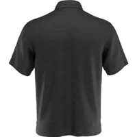 Men's Heather Slub Short Sleeve Polo