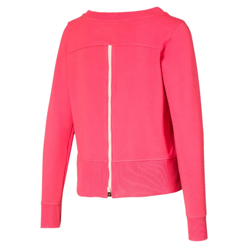 Women's Crewneck Zip Fleece Sweater