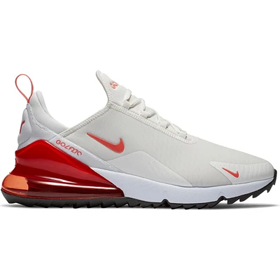 Men's Air Max 270 G Spikeless Golf Shoe - Ivory/Red