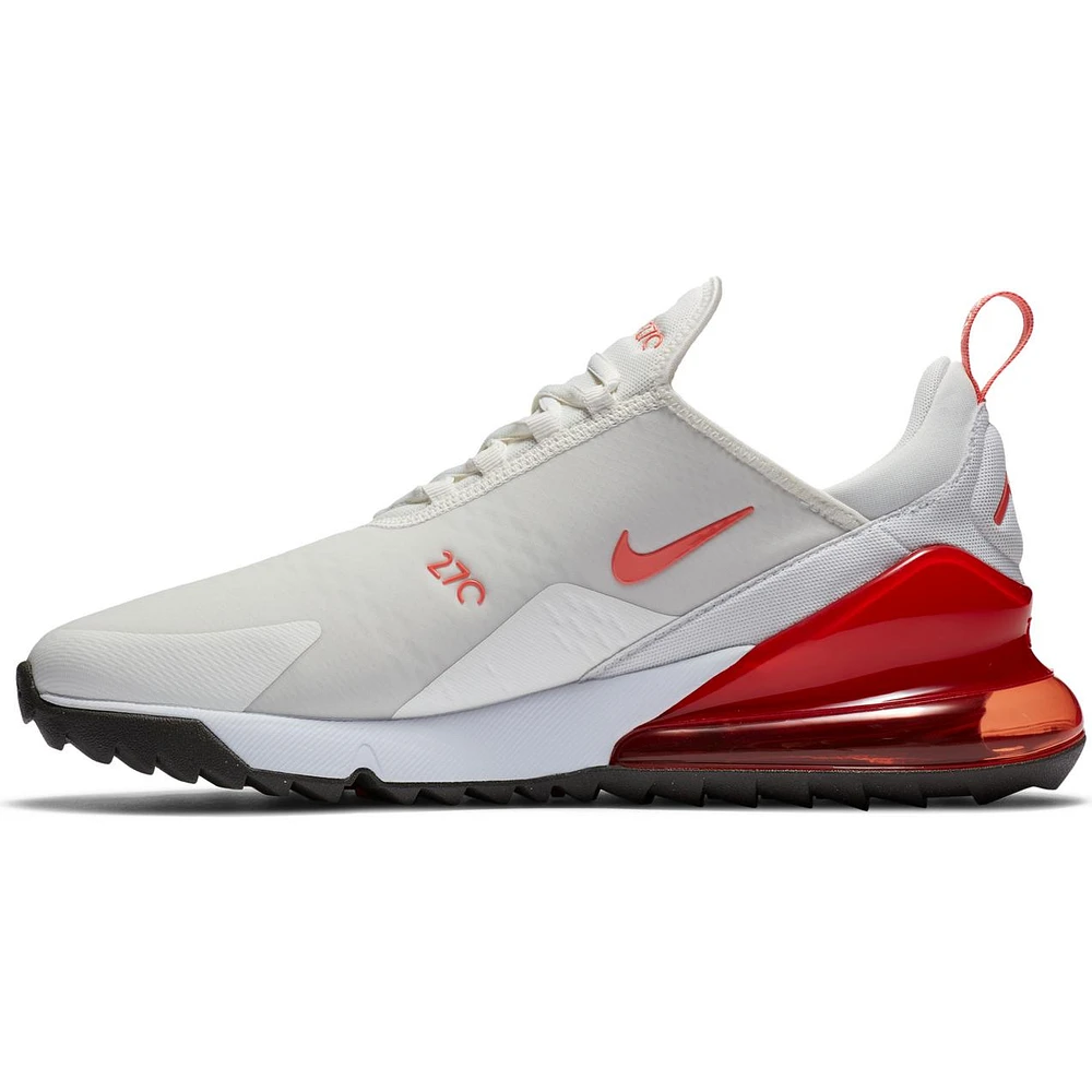 Men's Air Max 270 G Spikeless Golf Shoe - Ivory/Red