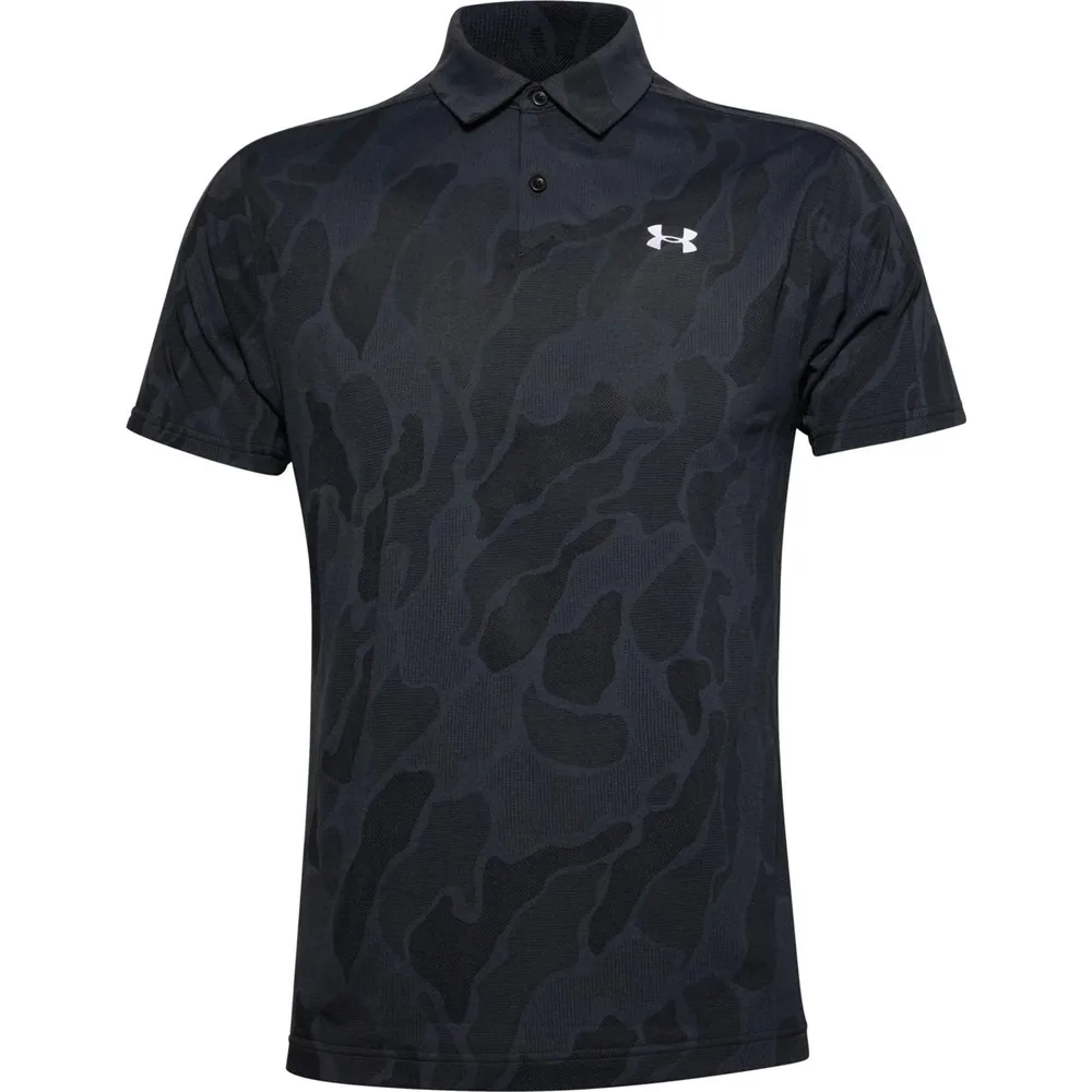 Men's Vanish Jacquard Short Sleeve Polo