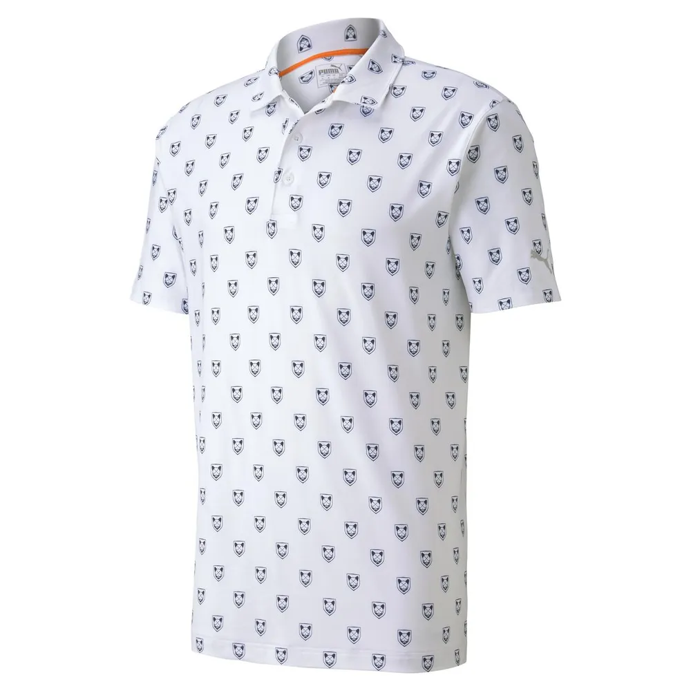 Men's Lux Skull Short Sleeve Polo