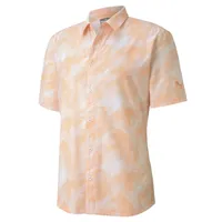 Men's Palm Short Sleeve Button-Up