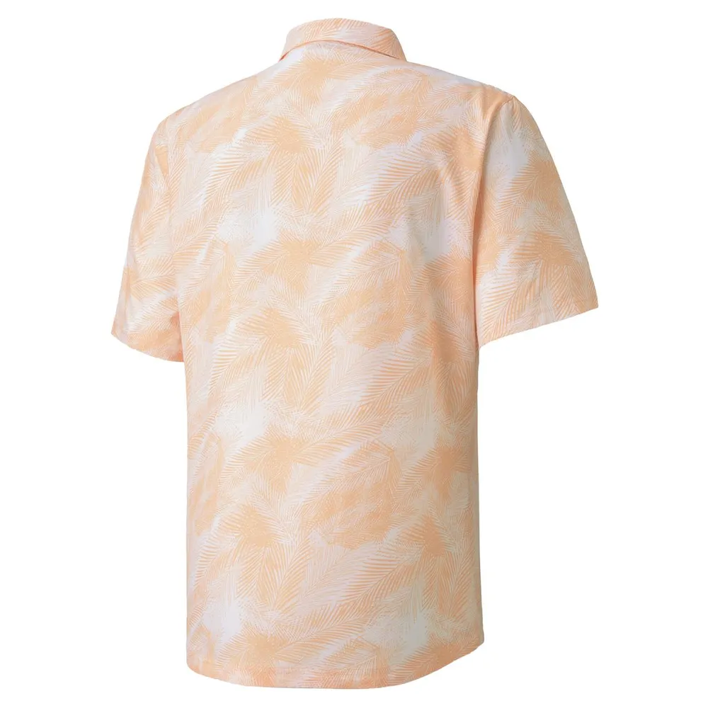 Men's Palm Short Sleeve Button-Up