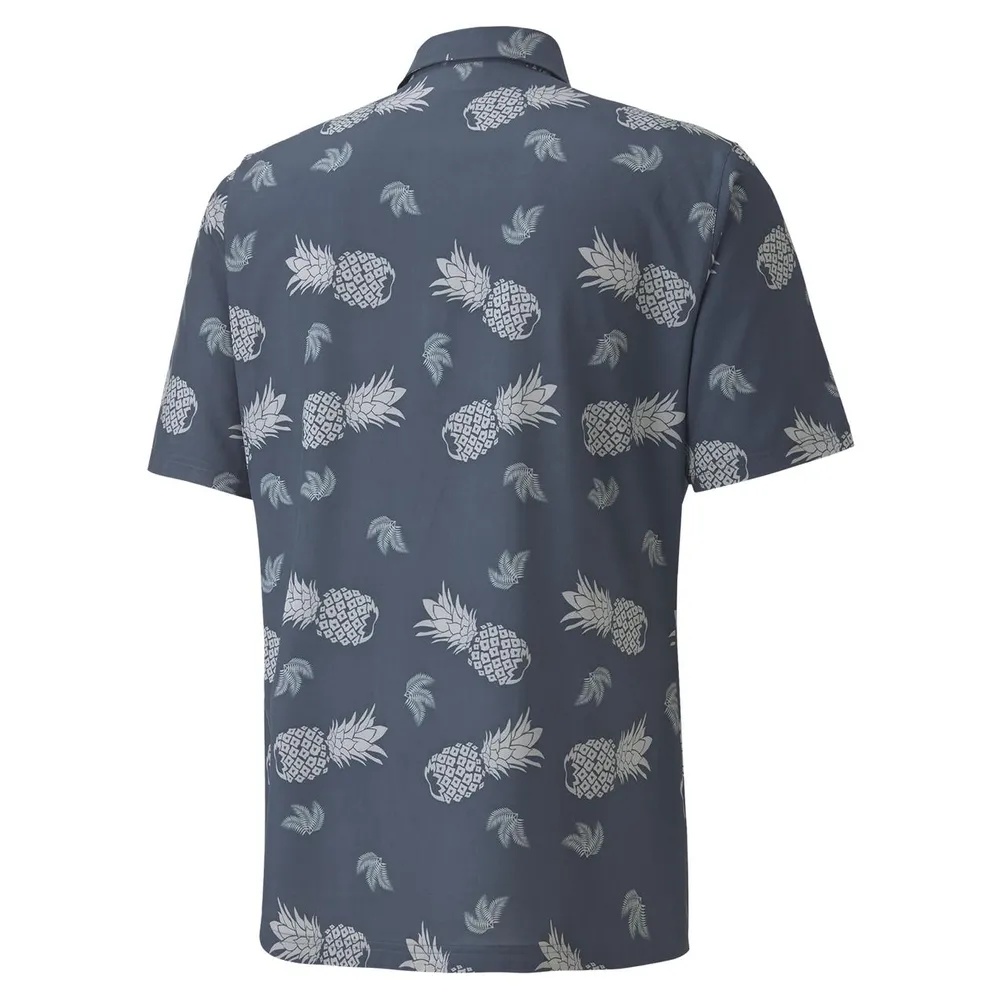 Men's Pineapple Short Sleeve Button-Up