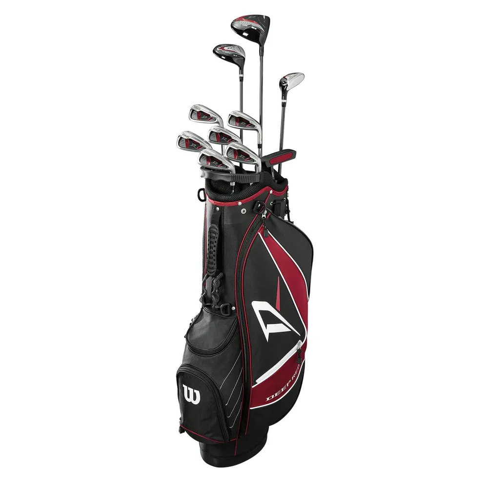 Deep Red Tour Package Set with Cart Bag