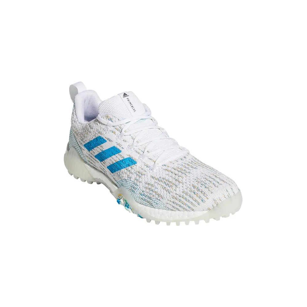 Men's CODECHAOS Primeblue Spikeless Golf Shoe - White/Blue