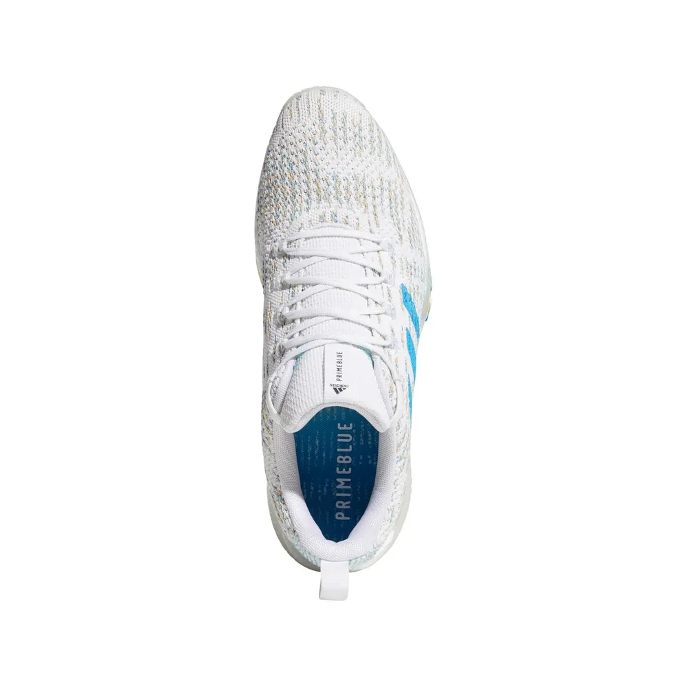 Men's CODECHAOS Primeblue Spikeless Golf Shoe - White/Blue