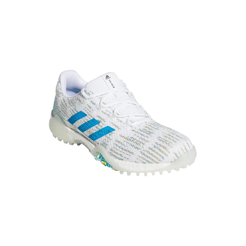 Women's CODECHAOS Primeblue Spikeless Golf Shoe - White/Blue