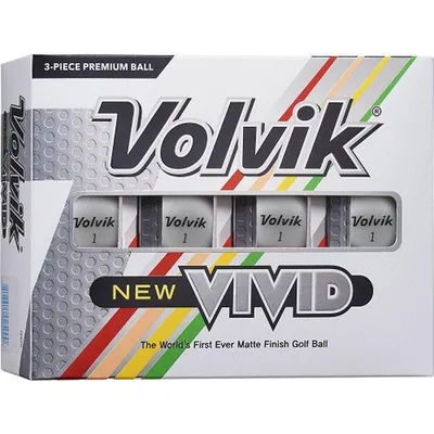 Vivid Golf Balls - White