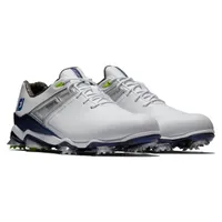 Men's Tour X Spiked Golf Shoe - White/Blue