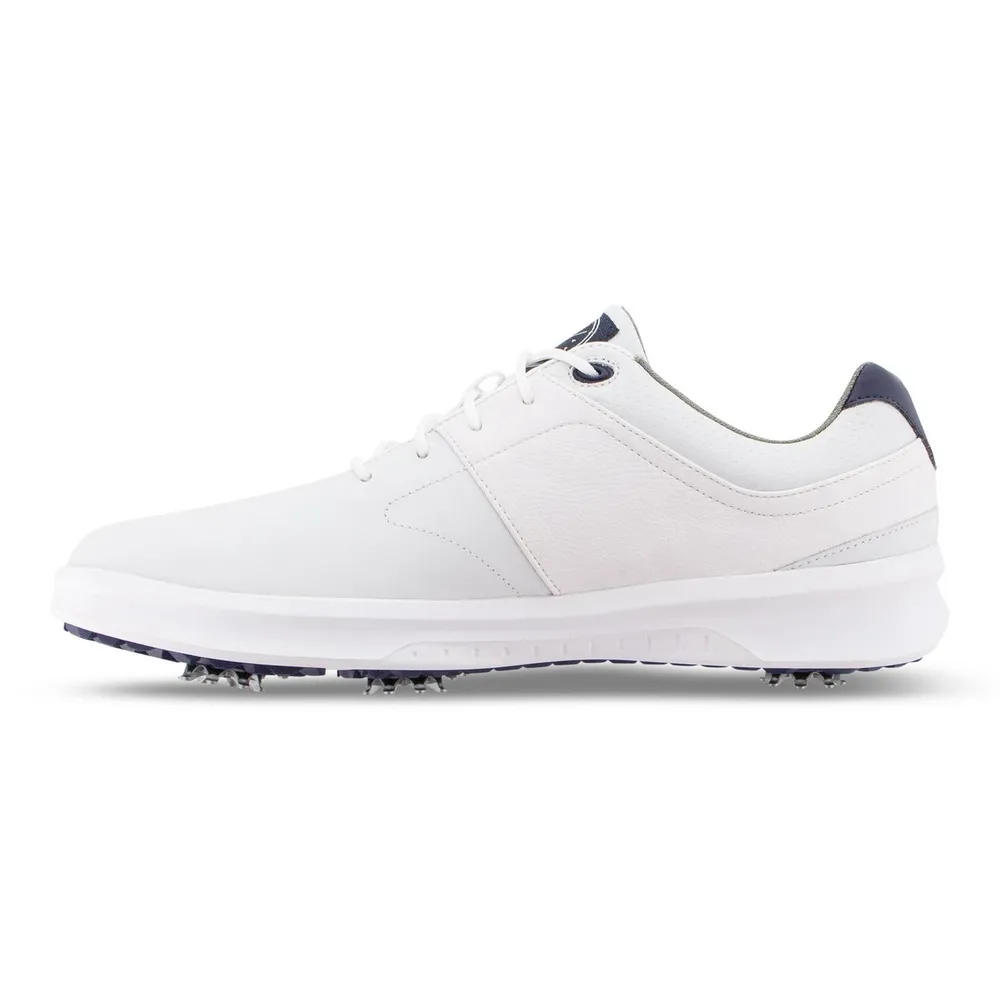 Men's Contour Spiked Golf Shoe - White