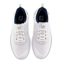 Men's Flex XP Spikeless Golf Shoe - White/Navy
