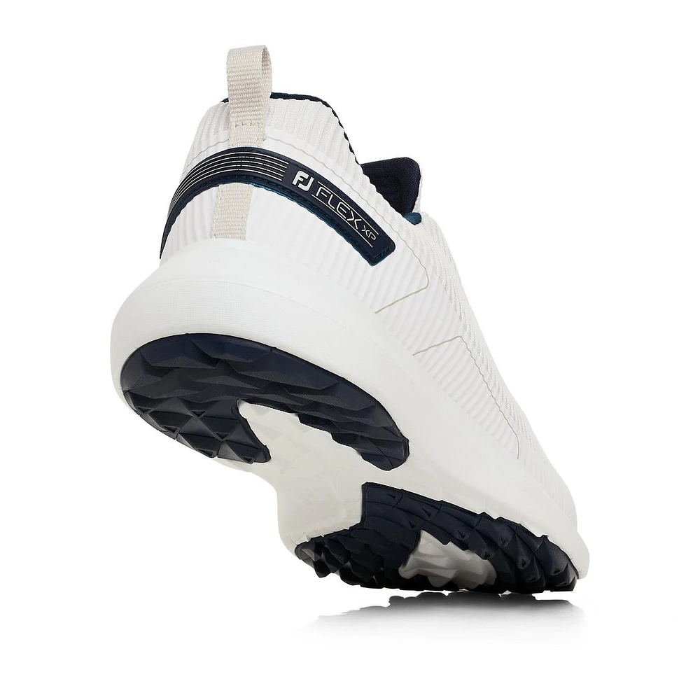 Men's Flex XP Spikeless Golf Shoe - White/Navy