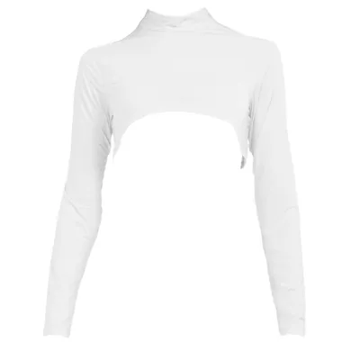 Women's Sunsense Sun Protection Crop Mock Neck Long Sleeve Top