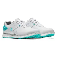 Women's Pro SL Spikeless Golf Shoe - White/Light Blue